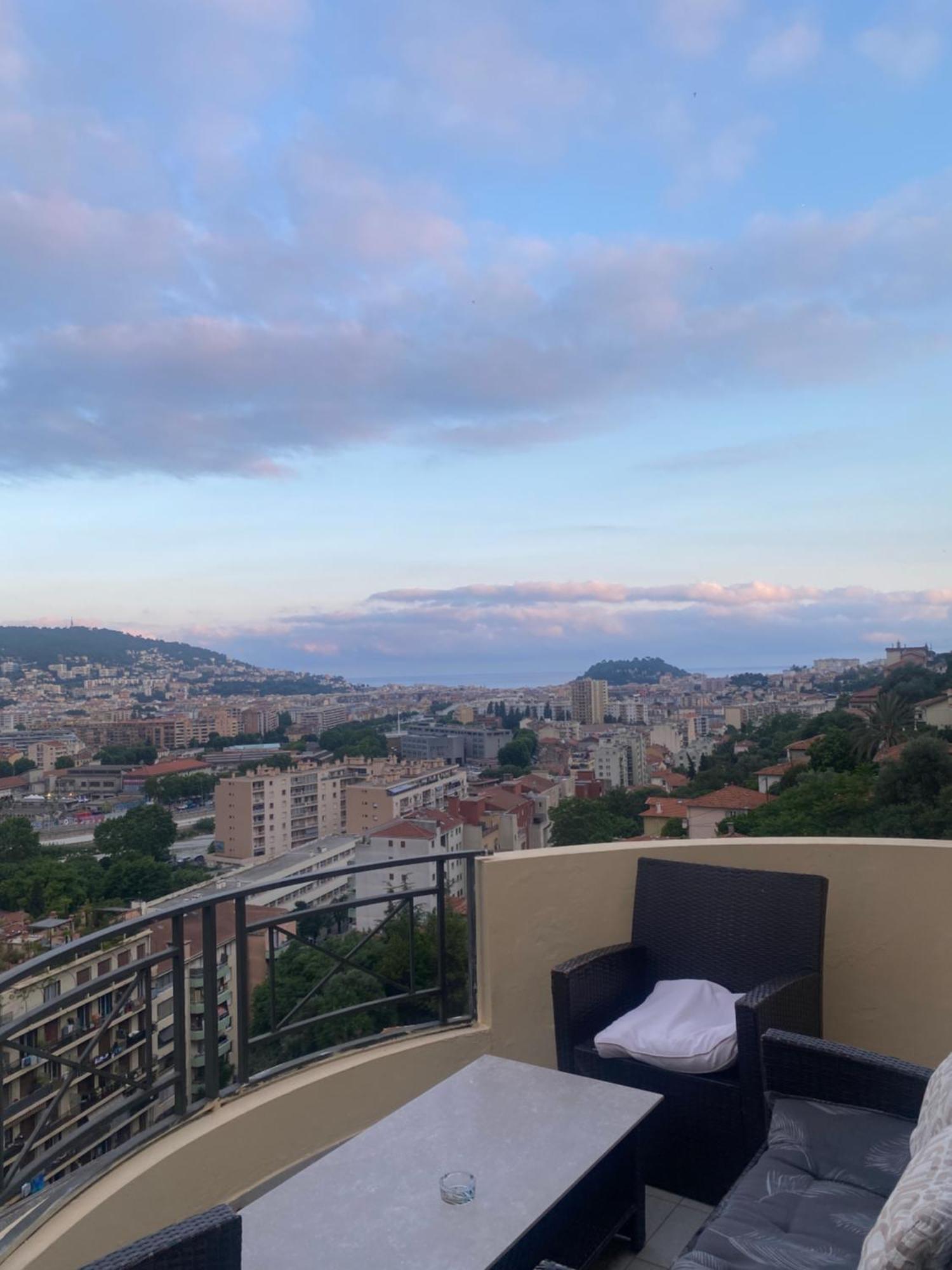Appartement-Nice 01 Vue Mer - Panoramique Wifi-Parking エクステリア 写真