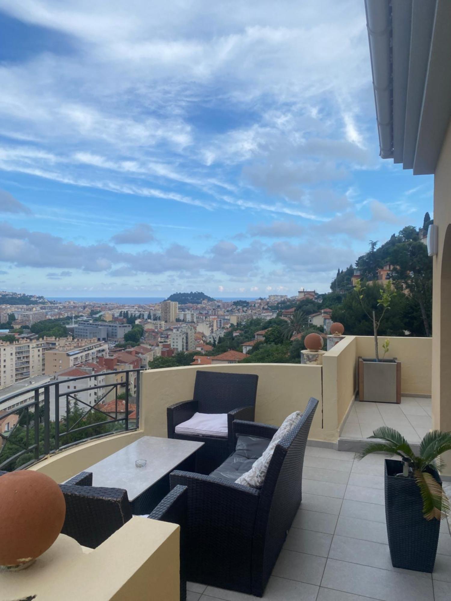 Appartement-Nice 01 Vue Mer - Panoramique Wifi-Parking エクステリア 写真
