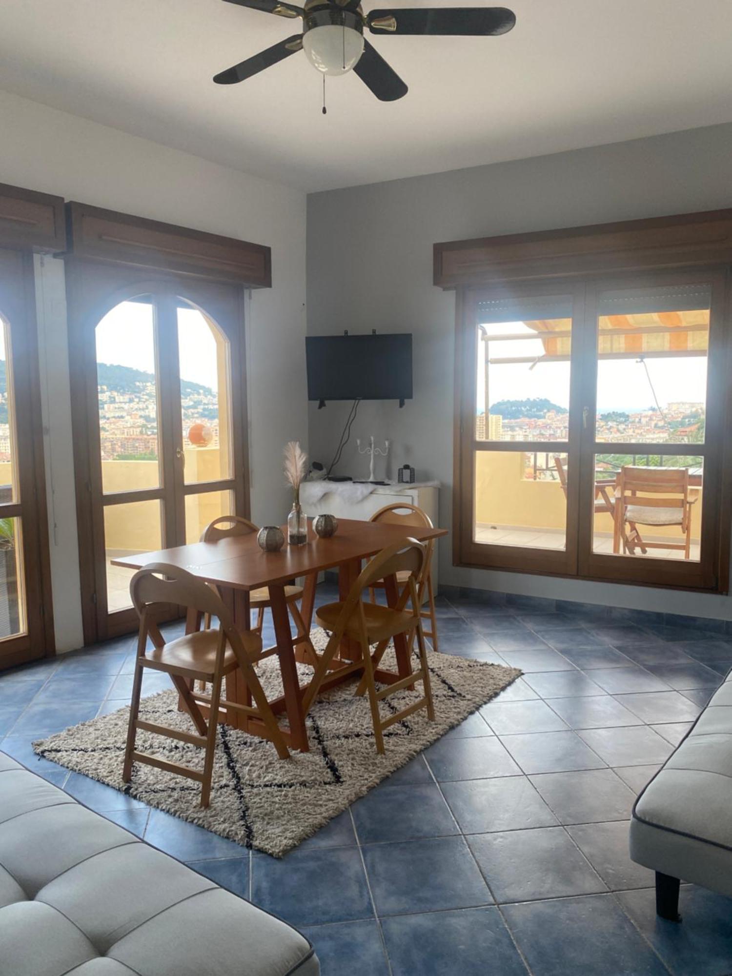 Appartement-Nice 01 Vue Mer - Panoramique Wifi-Parking エクステリア 写真