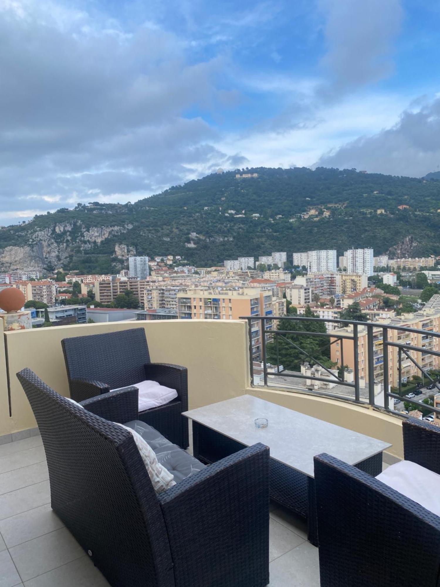 Appartement-Nice 01 Vue Mer - Panoramique Wifi-Parking エクステリア 写真